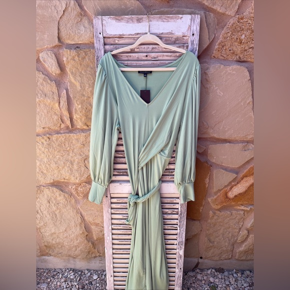 Eloquii Women's Cross Front Midi Dress Brand New w/ Tag Size 20. - Picture 7 of 11